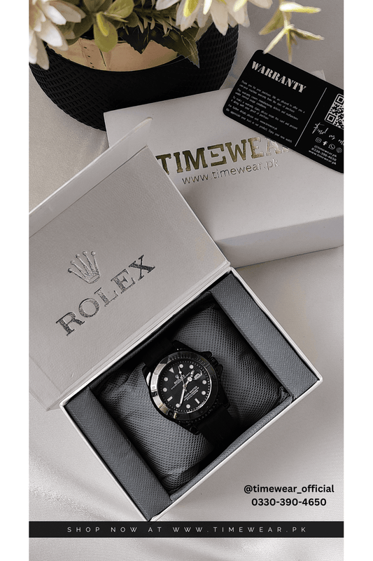 Rolex Gents Yacht Master Black with Rolex Box