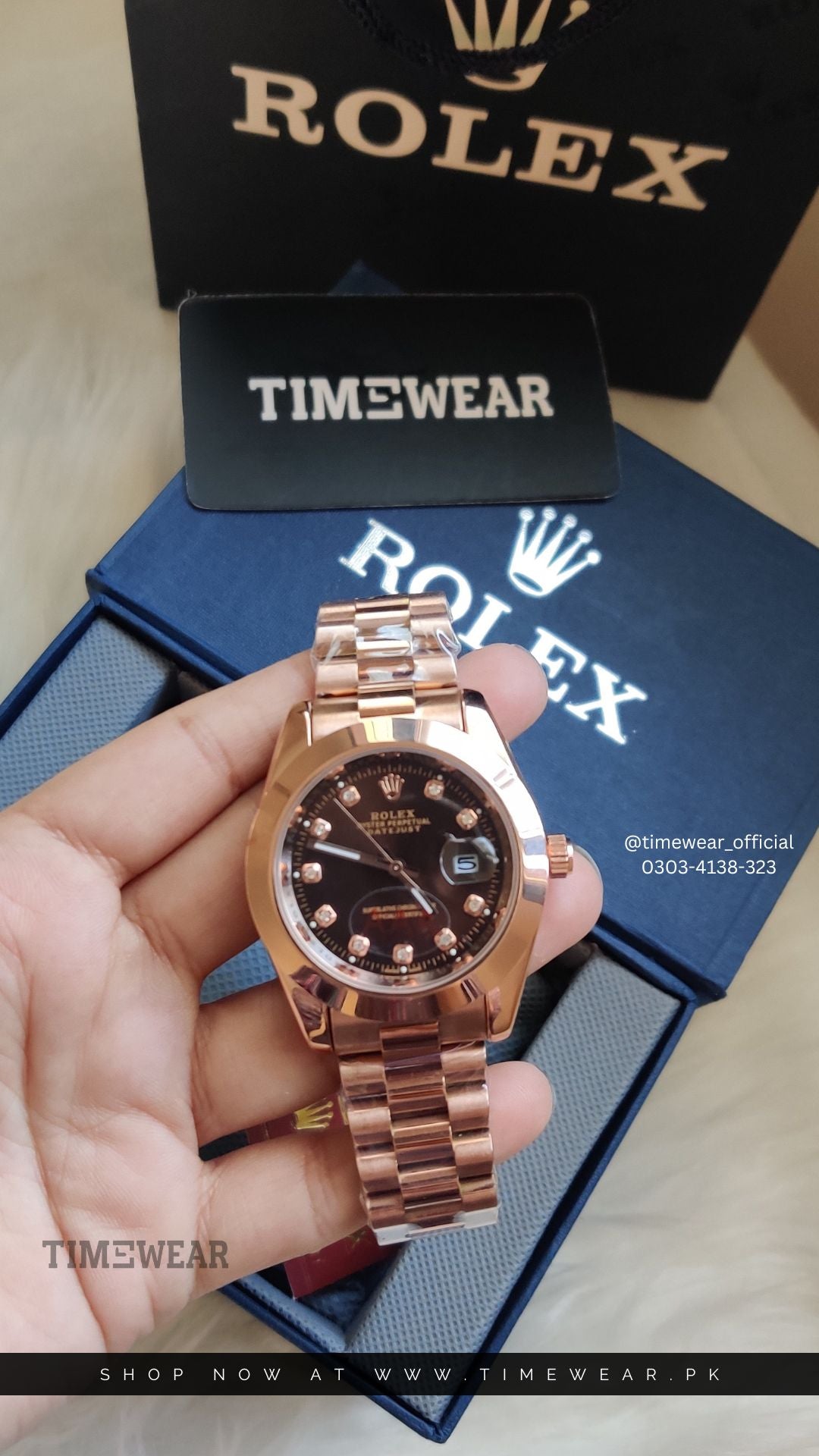 Rolex Gents Crown Lock (CR-COPPER-BR)