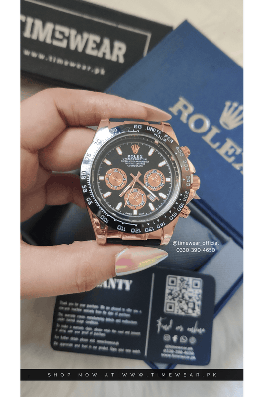 Rolex Gents Daytona Strap (Copper-BK)