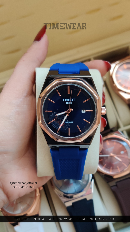 Tissot Straps (BL-BK-C-BK) - Standard Box
