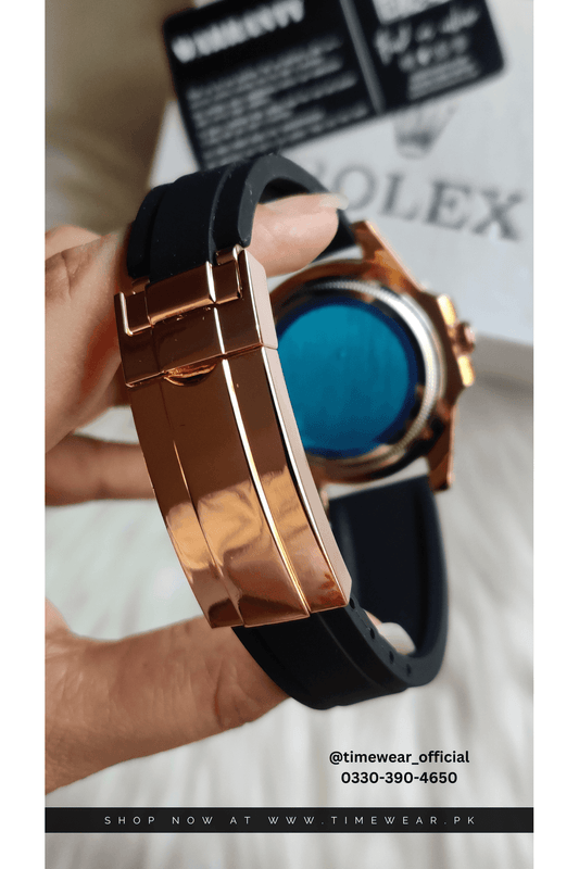 Rolex Gents Yacht Master Rose Gold with Rolex Box