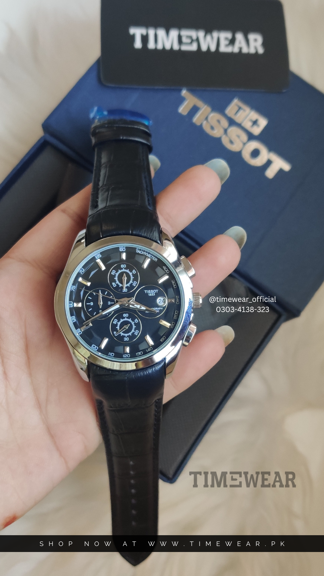 Tissot Strap Chronograph - Black Dial