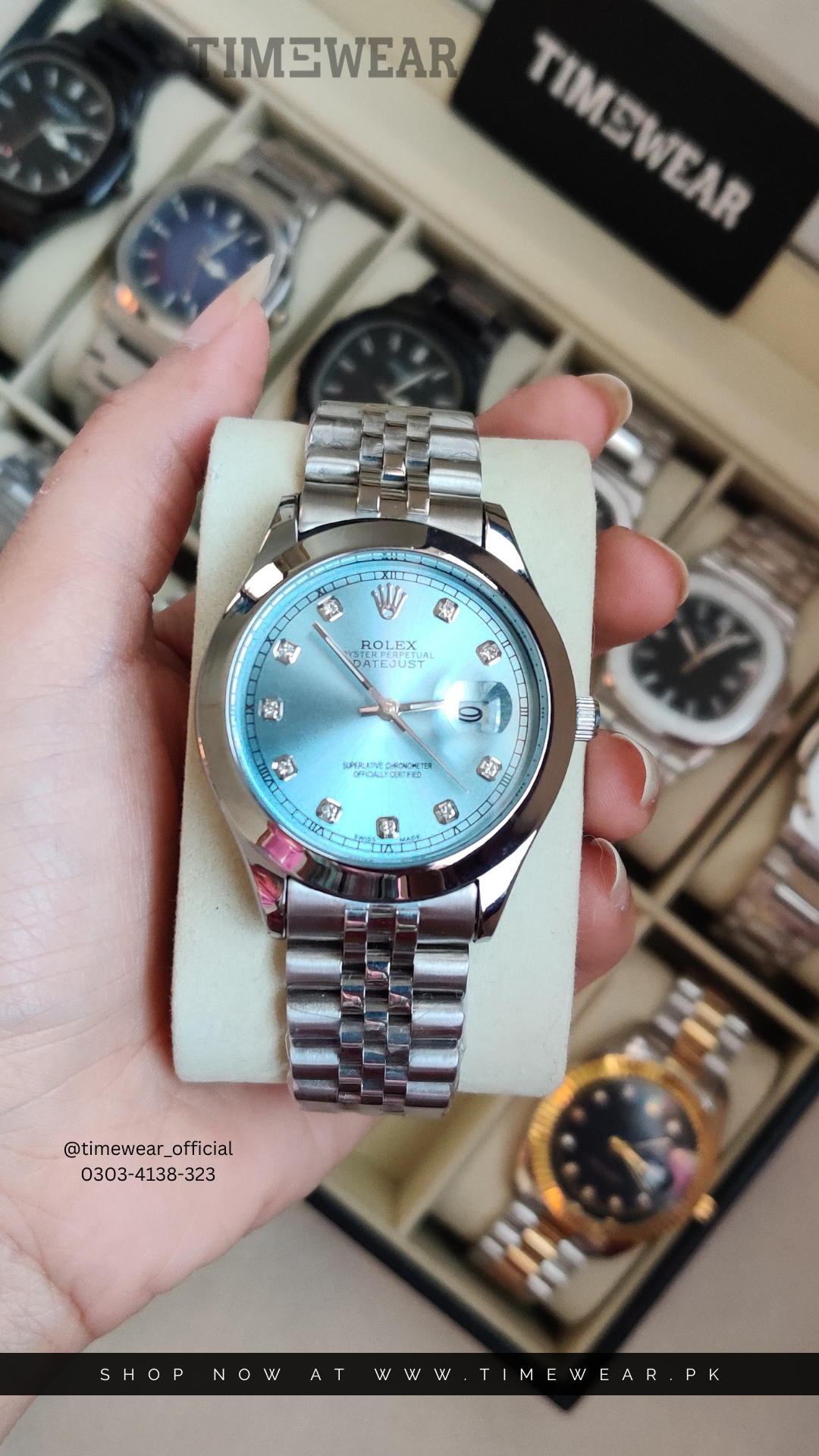 Rolex Gents Crown Lock (Tiffany Dial)