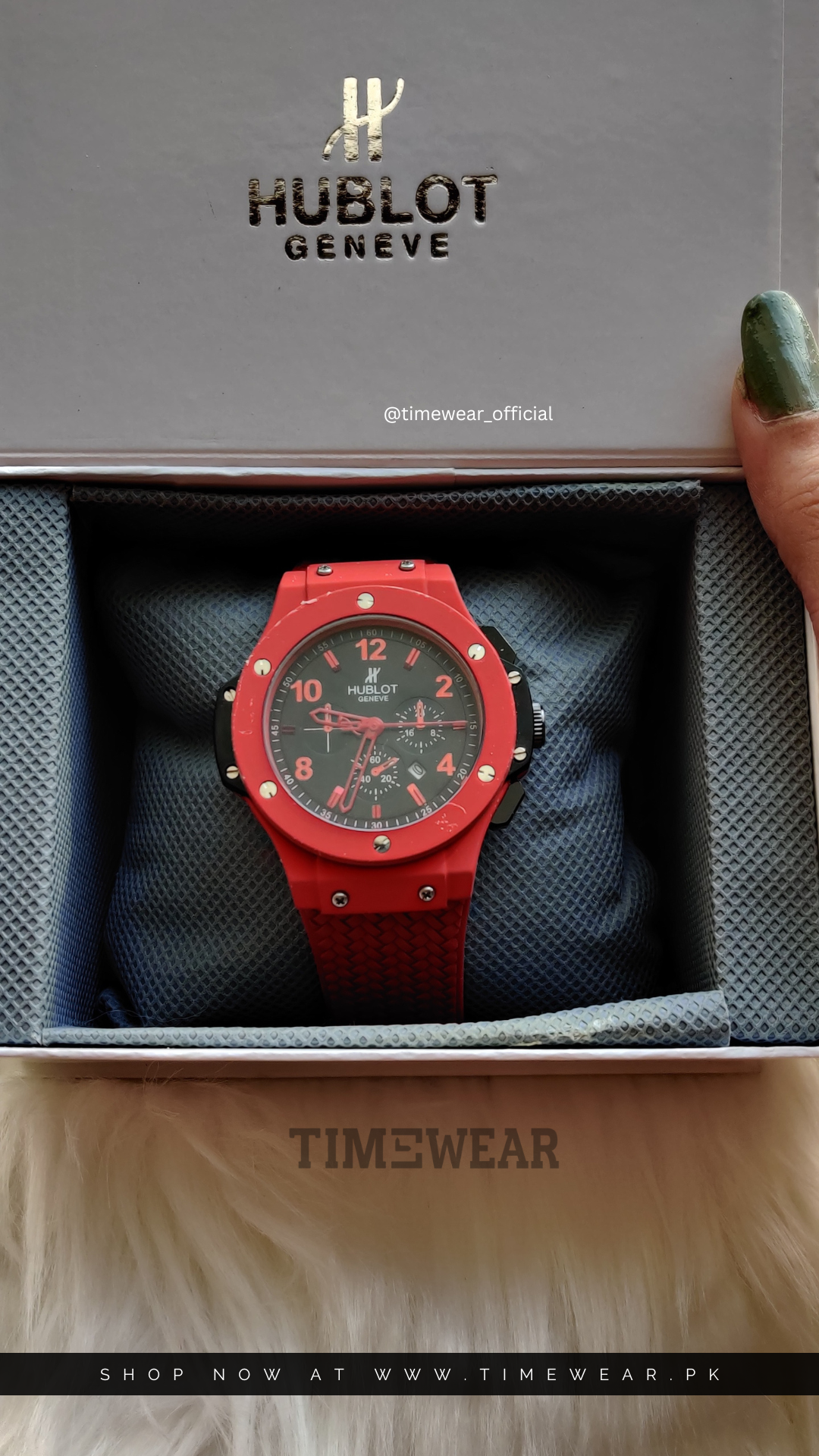Hublot-Big-Bang-Blue-Strap-Master Lock Watch For Men
