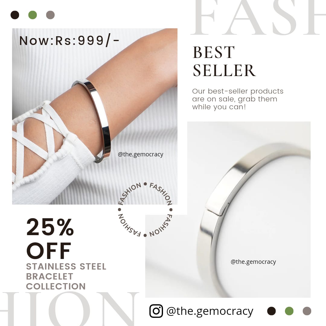 Plain Silver Bangle