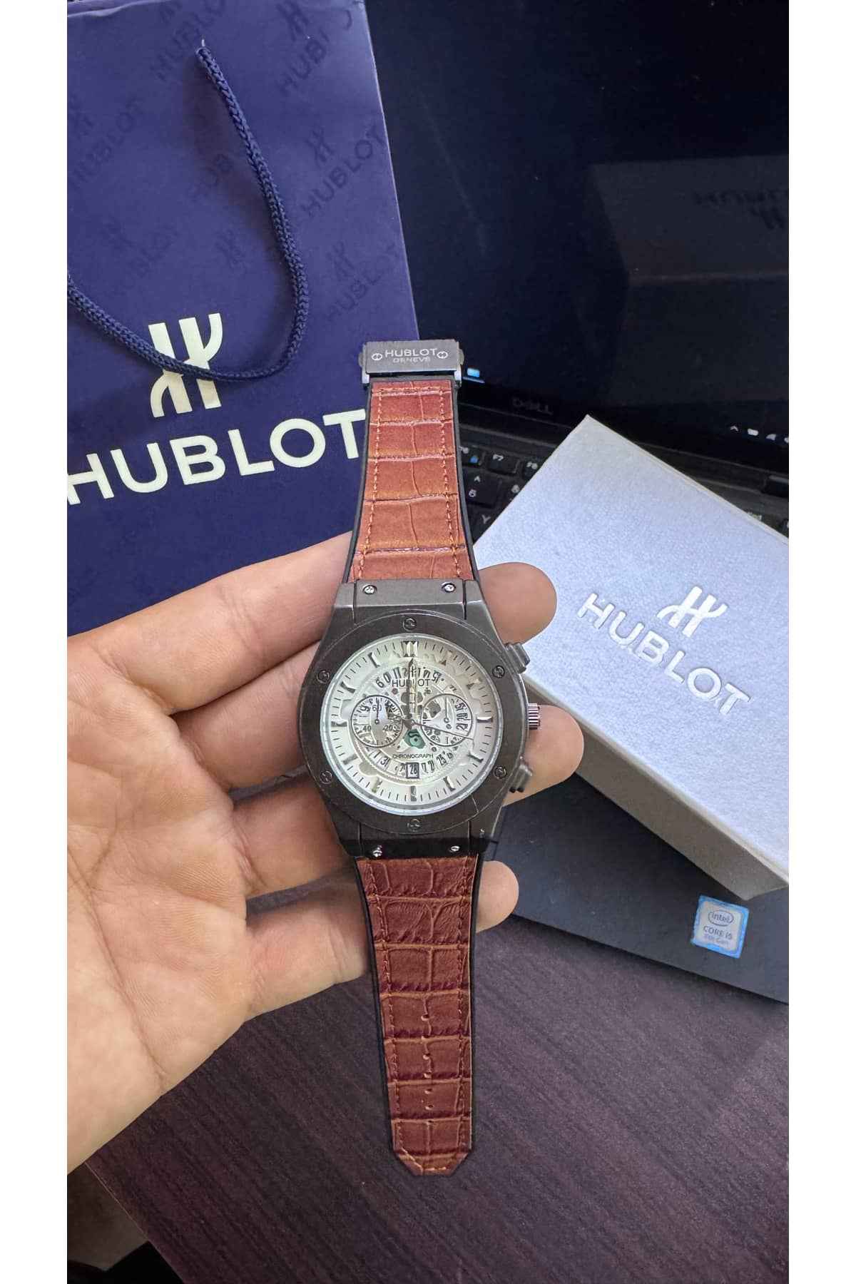 Hublot Strap Adjustable Master Lock (Hublot Box & One Year Warranty Card)