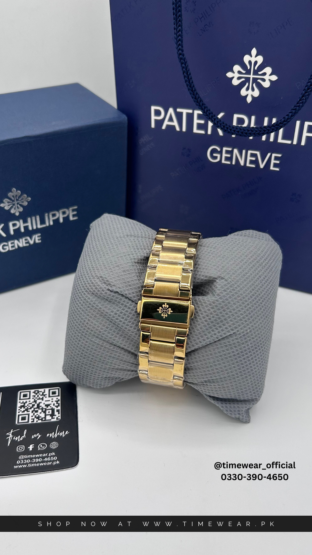 Patek Phillips Aquanaut Golden Black with Patek Box