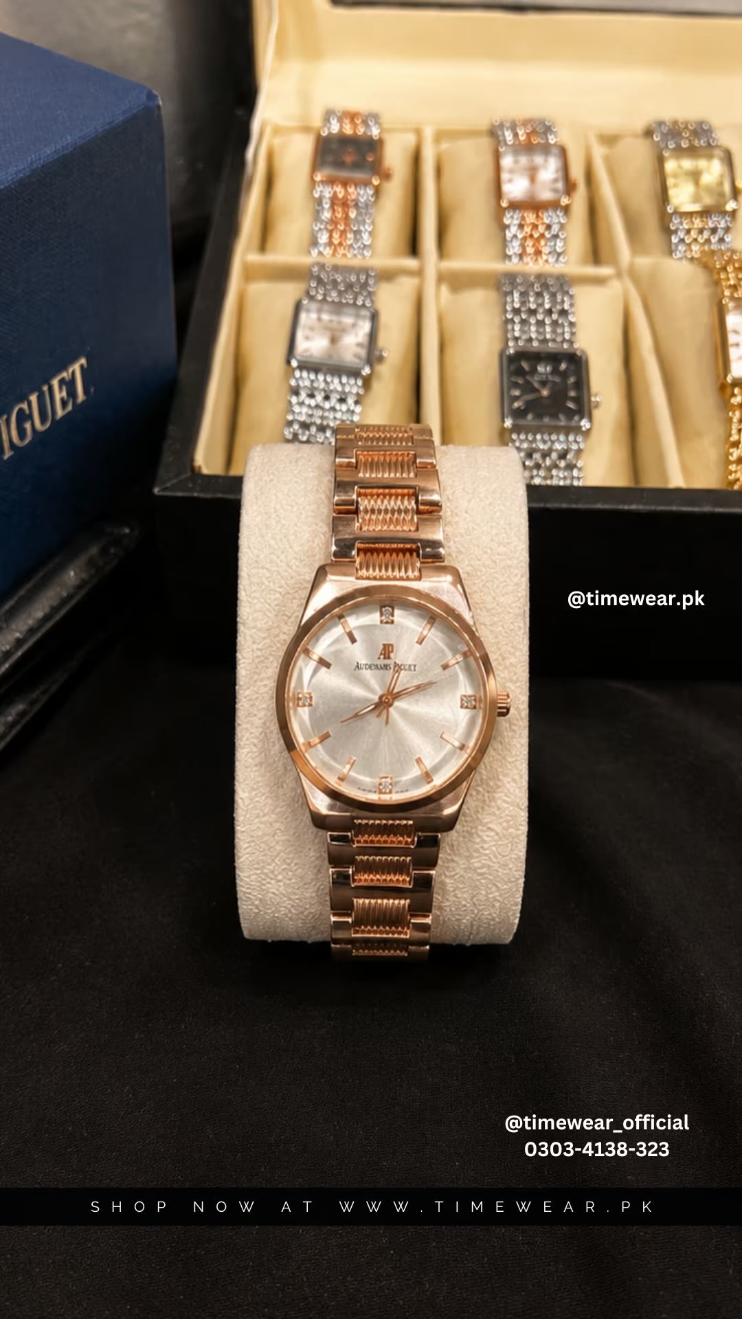 Audemars Piguet Ladies (Rose-White) with Premium Box