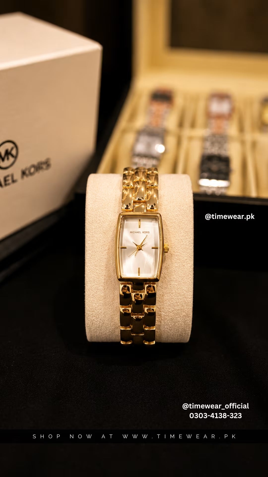 Michael Kors OV Ladies Watch with Premium Box (GW)