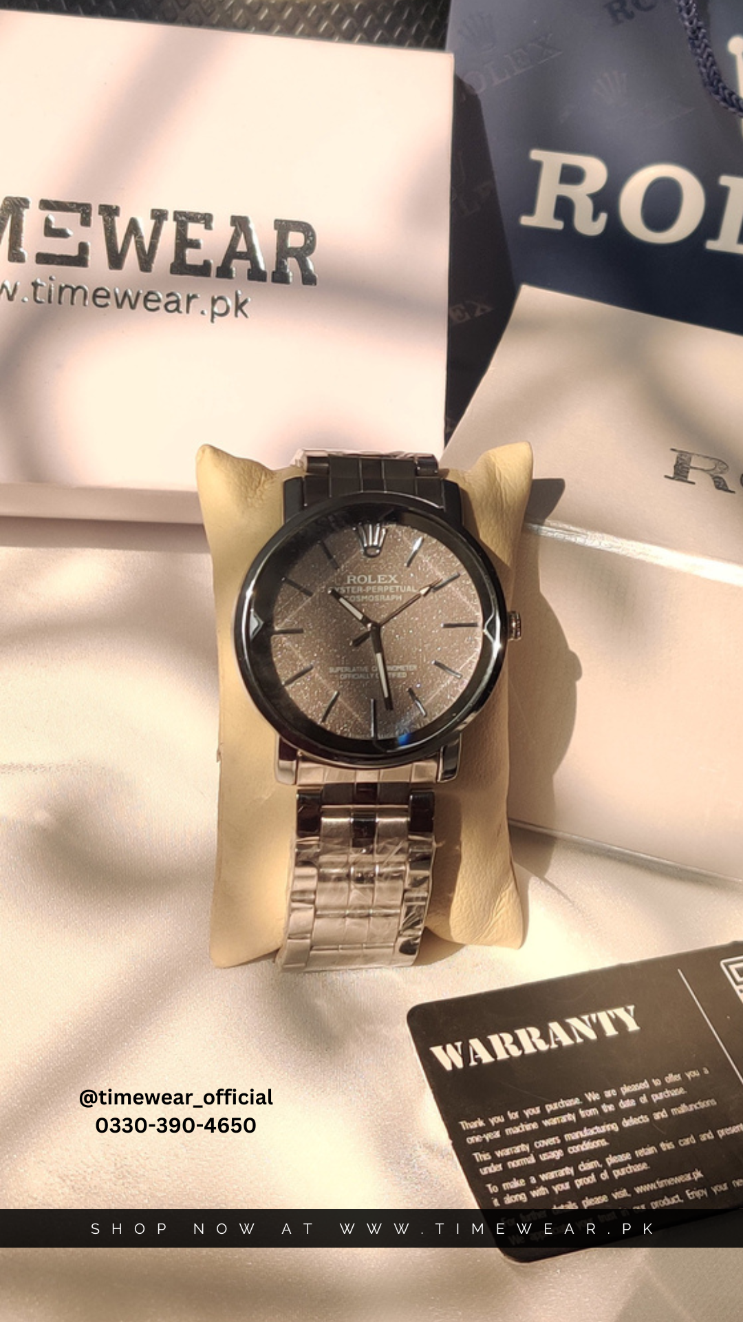 Rolex Gents S-Gray with Rolex Box