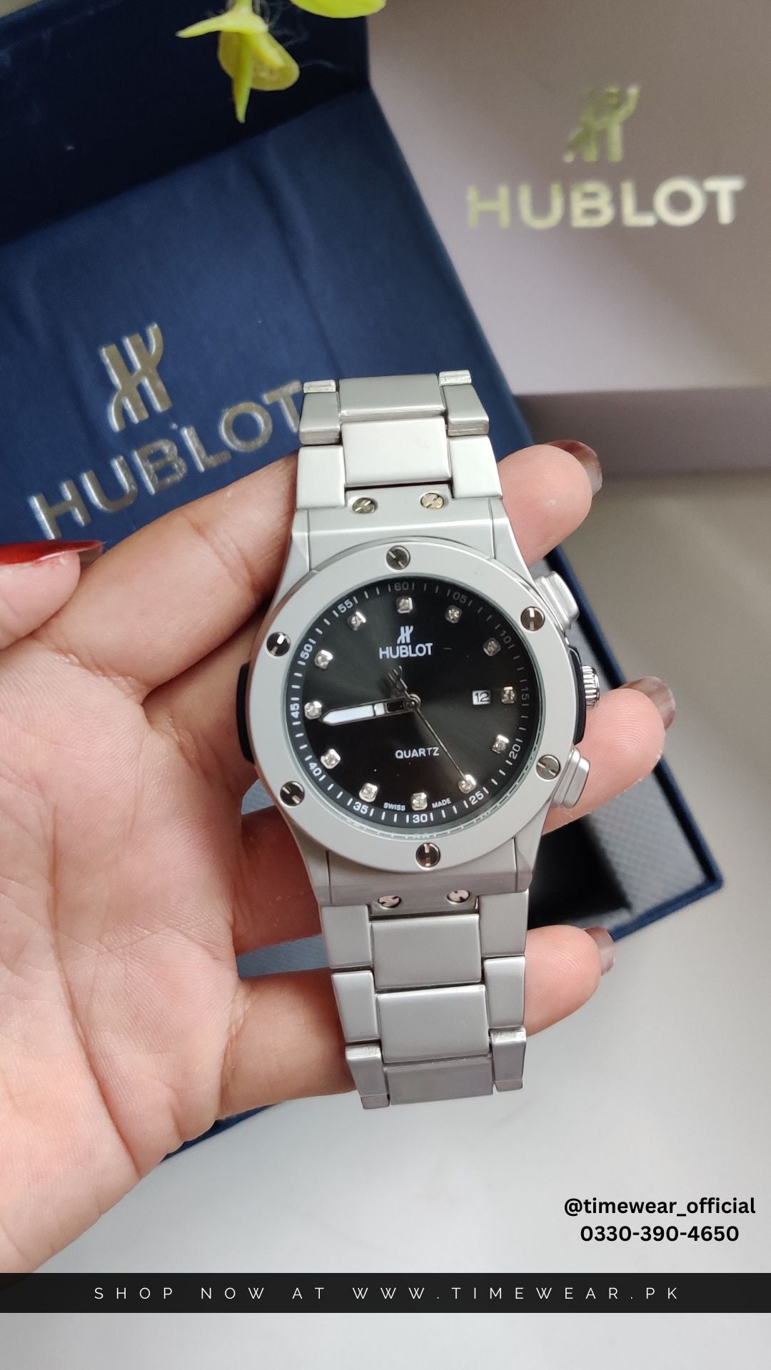 Hublot Chain Heavyweight NW (S-BK) (Hublot Box & One Year Warranty Card)
