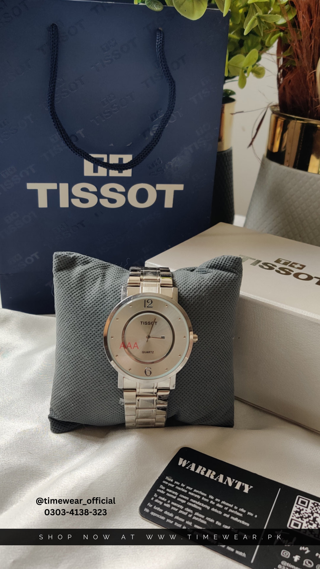 Tissot Gents SLM SS with Tissot Box