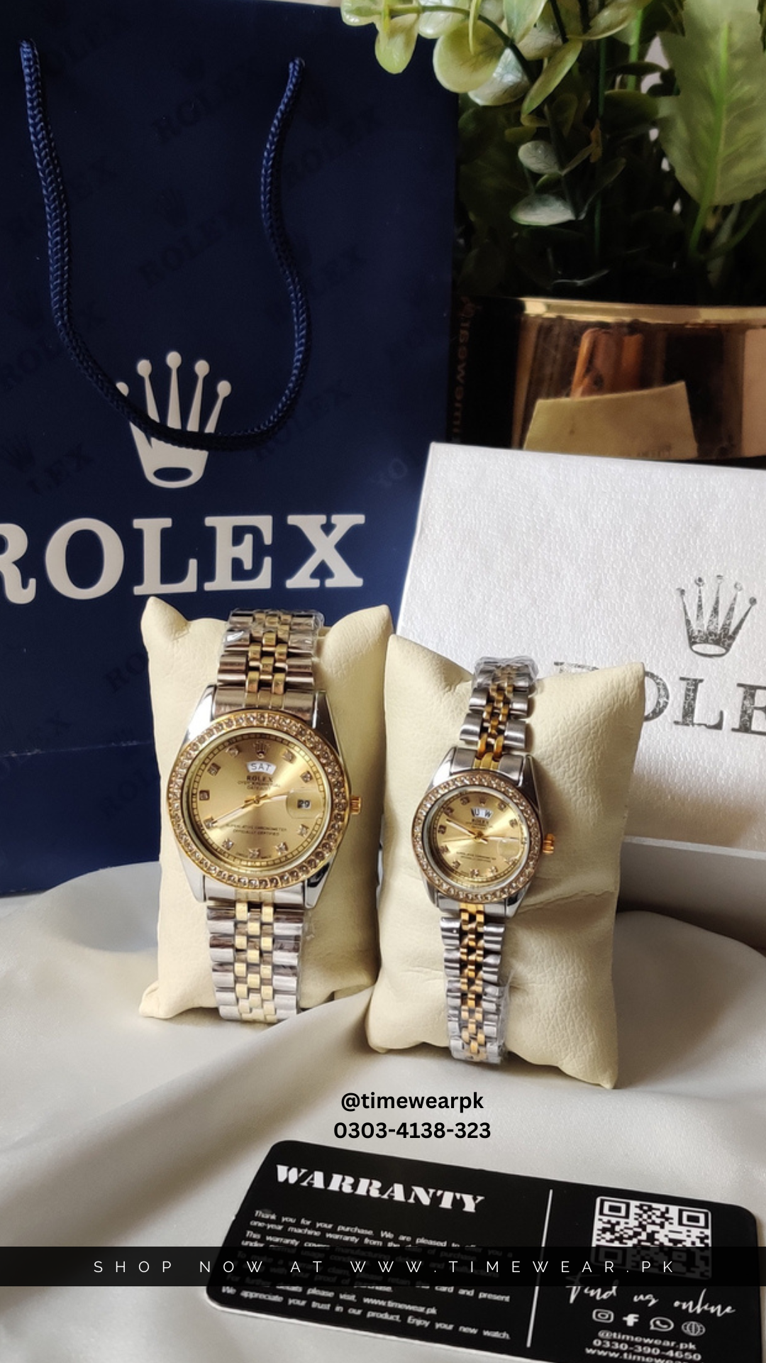 Rolex Couple Stone (TTG) - Premium Rolex Box