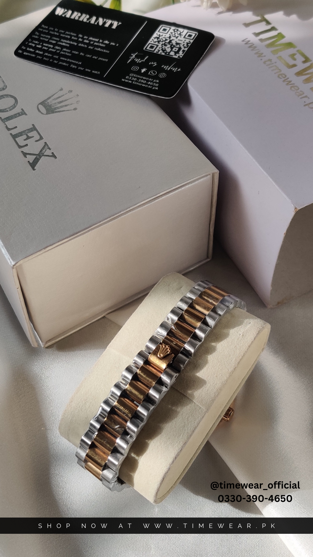 Rolex Gents Crown Lock (Kan-TTG-Green) Premium Rolex Box, Bag & Warranty Card