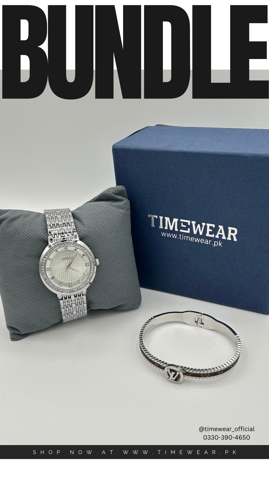Bundle Offer | Ladies Watch + Bangle | Standard Box