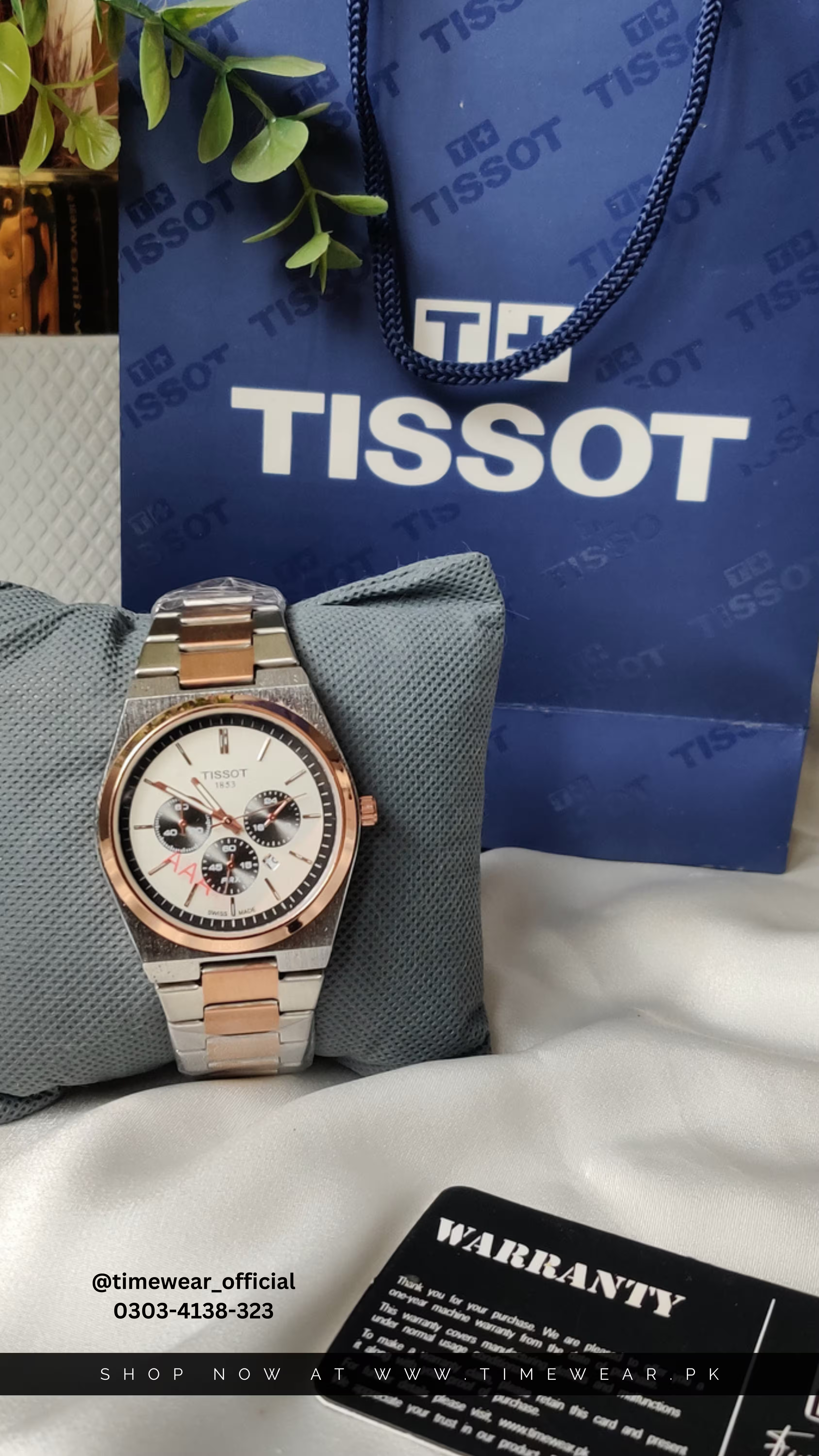 Tissot Chain PRX Chrono Dial TTC-WH