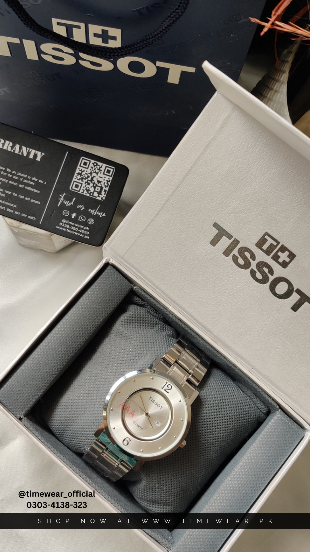 Tissot Gents SLM SS with Tissot Box