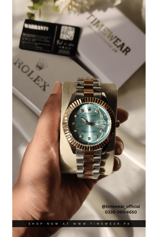 Rolex Gents Crown Lock (Kan-TTG-Tiffany) Premium Rolex Box, Bag & Warranty Card