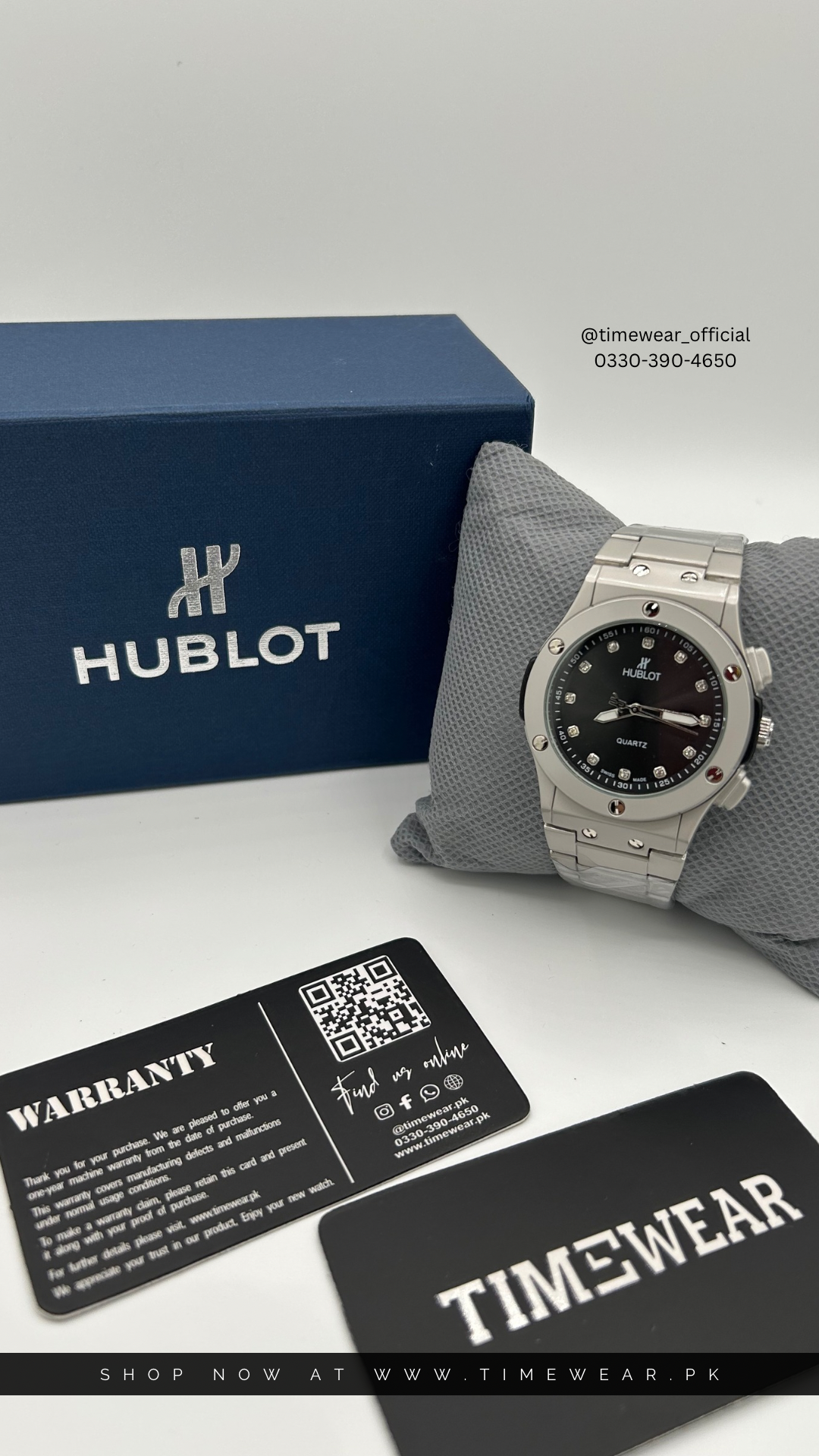 Hublot Chain Heavyweight NW (S-Bk) (Hublot Box & One Year Warranty Card)