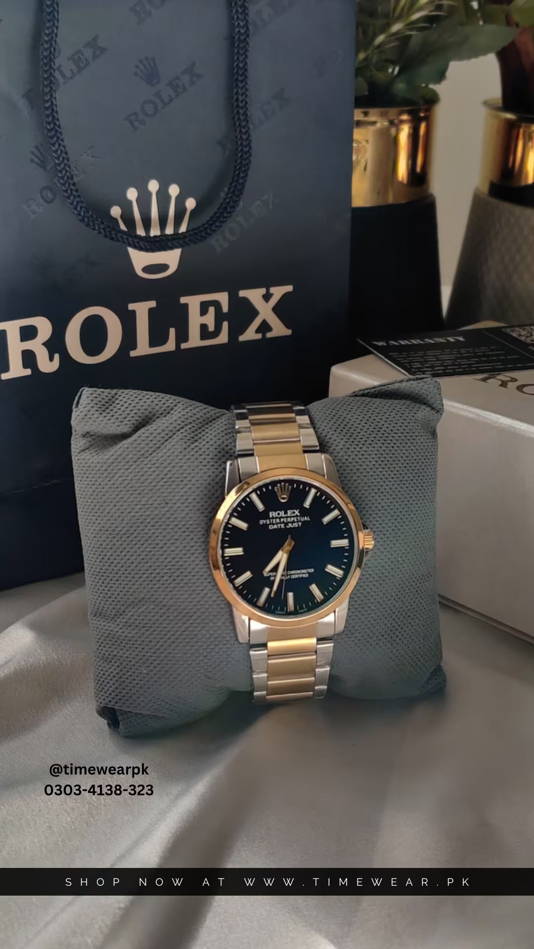Rolex Gents NW (TTB) with Rolex Box & One Year Warranty