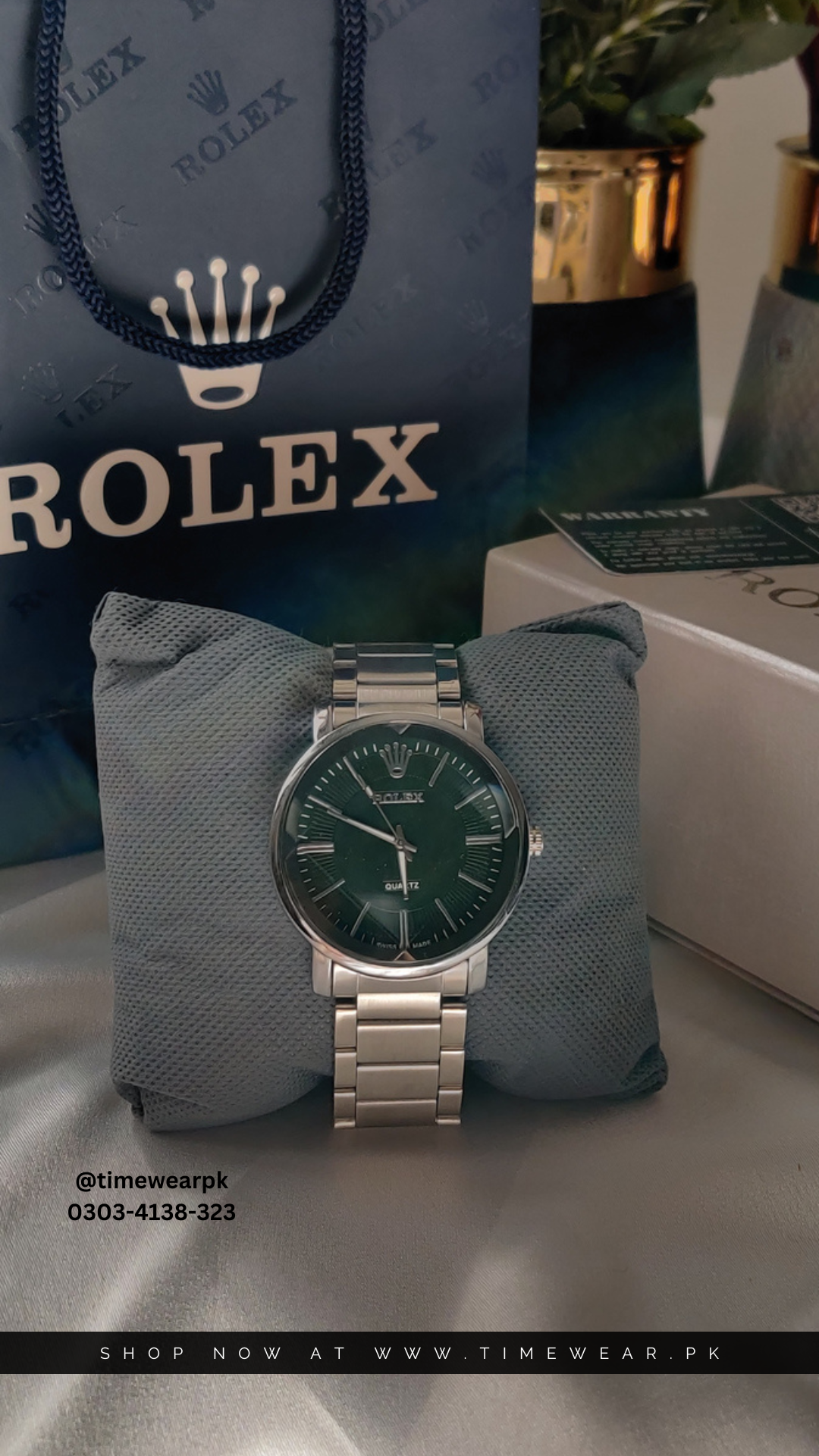 Rolex Gents (GS-Green) with Rolex Box