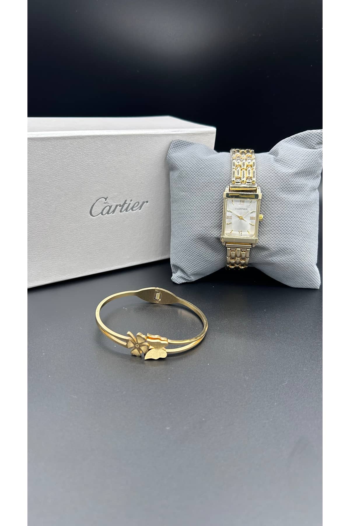 Cartier Bundle Offer | Ladies Watch + Bangle | Premium Box