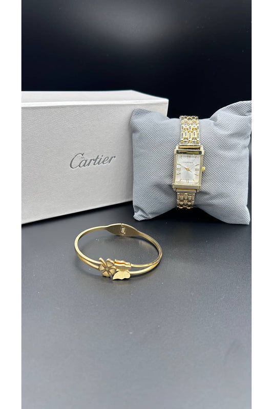 Cartier Bundle Offer | Ladies Watch + Bangle | Premium Box