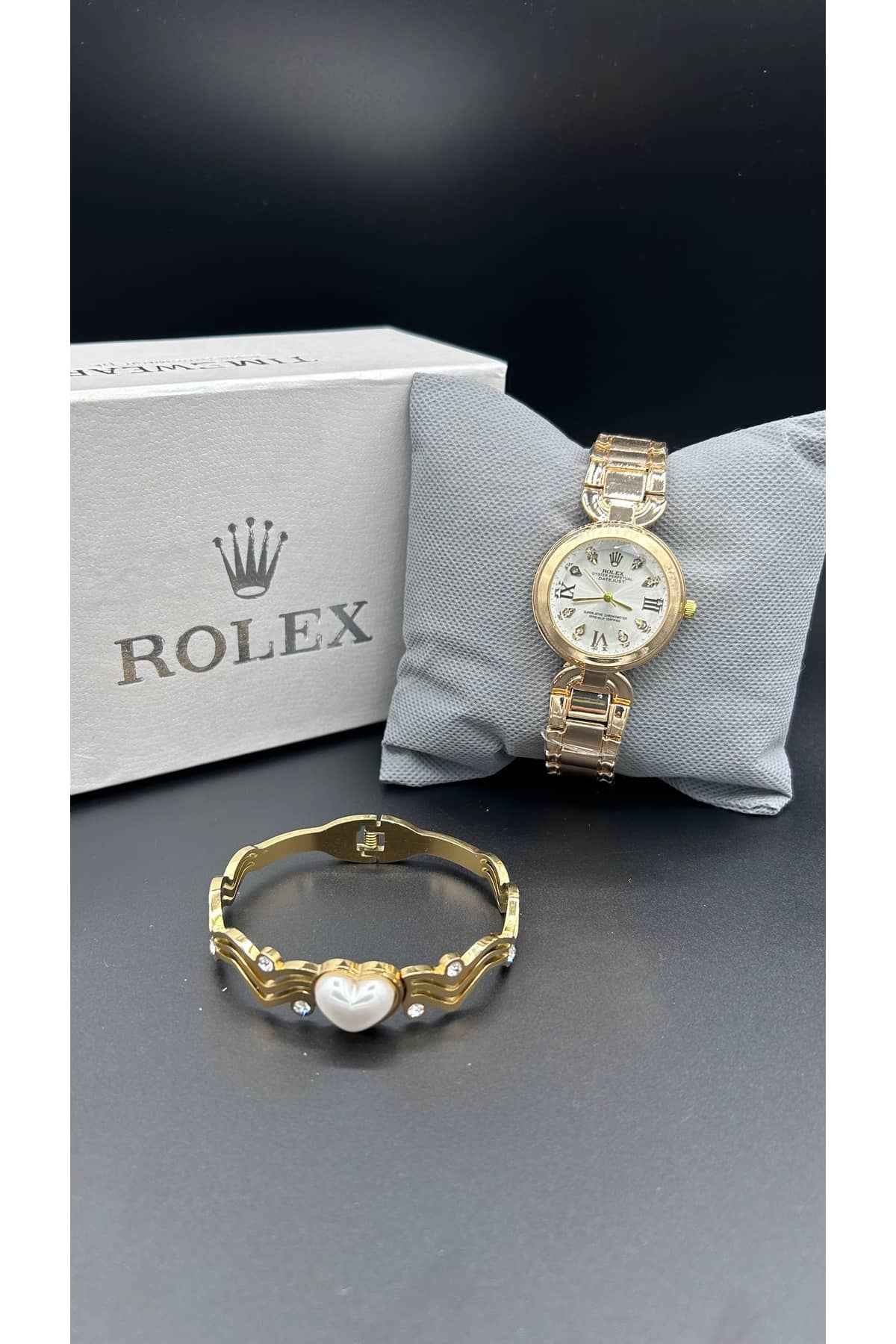 Rolex Bundle Offer | Ladies Watch + Bangle | Premium Box