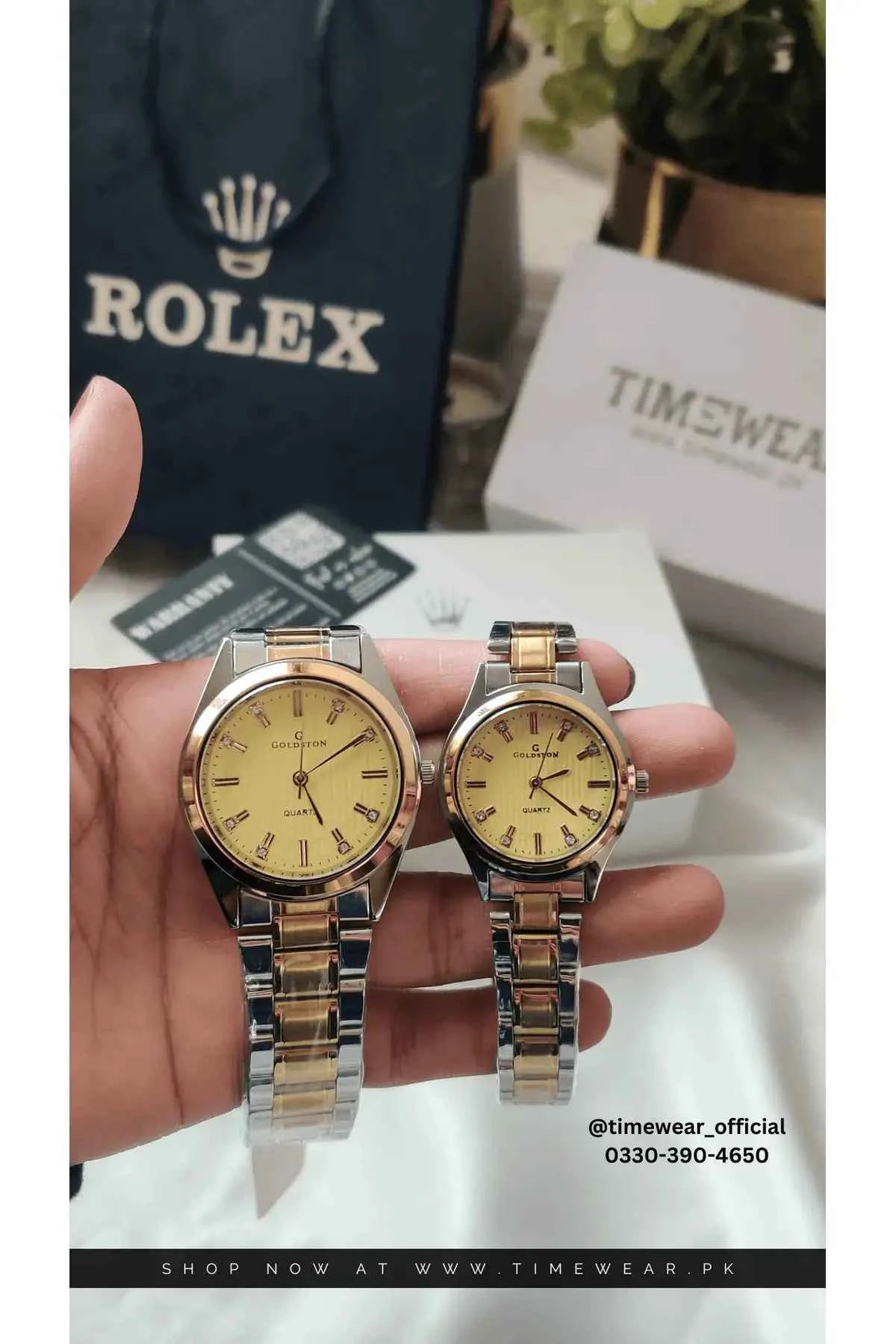 Couple Chain Slim Dial (TTGG) - Premium Box