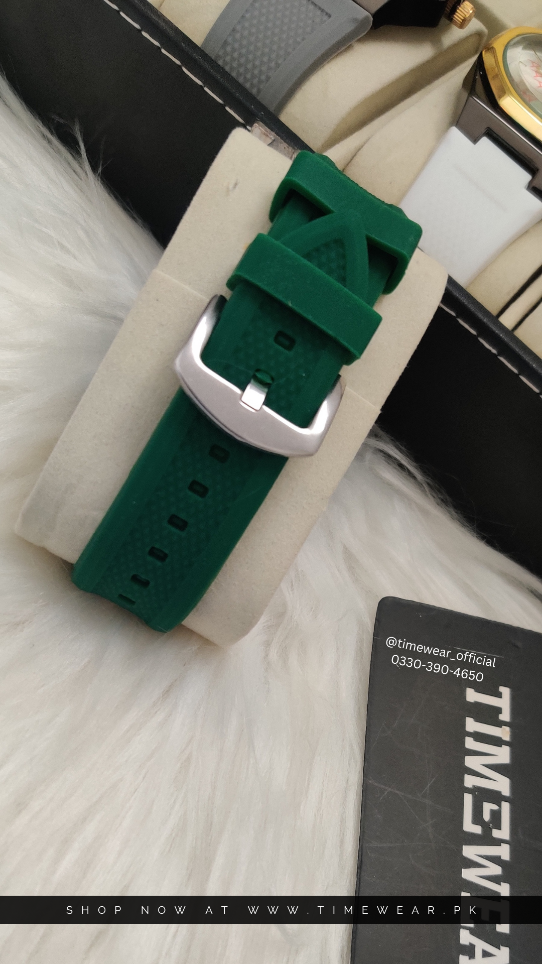 Tissot Straps GR-Bk-GR - with Tissot Branded Box