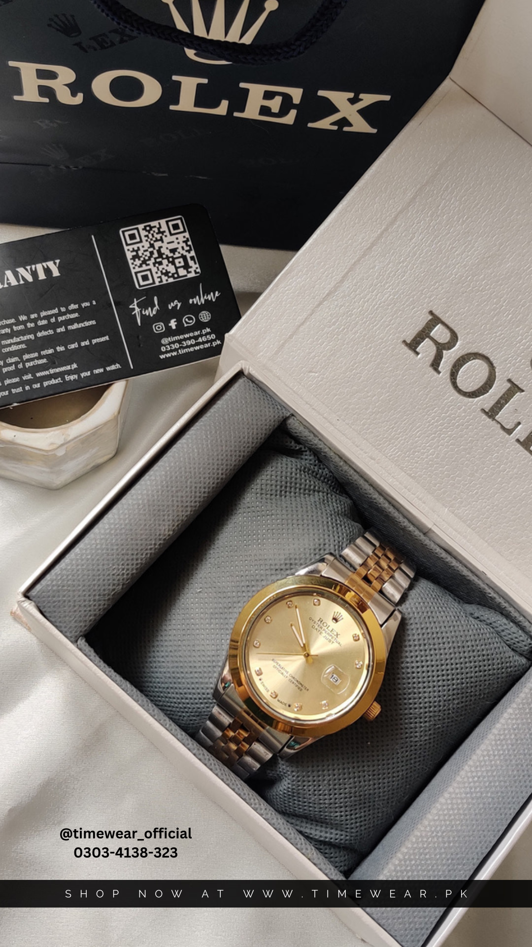 Rolex Gents Date (TTGG) with Rolex Box