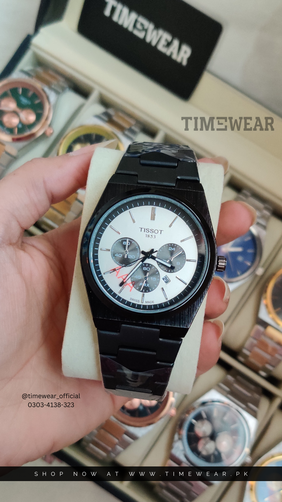 Tissot Chain PRX BK-WH