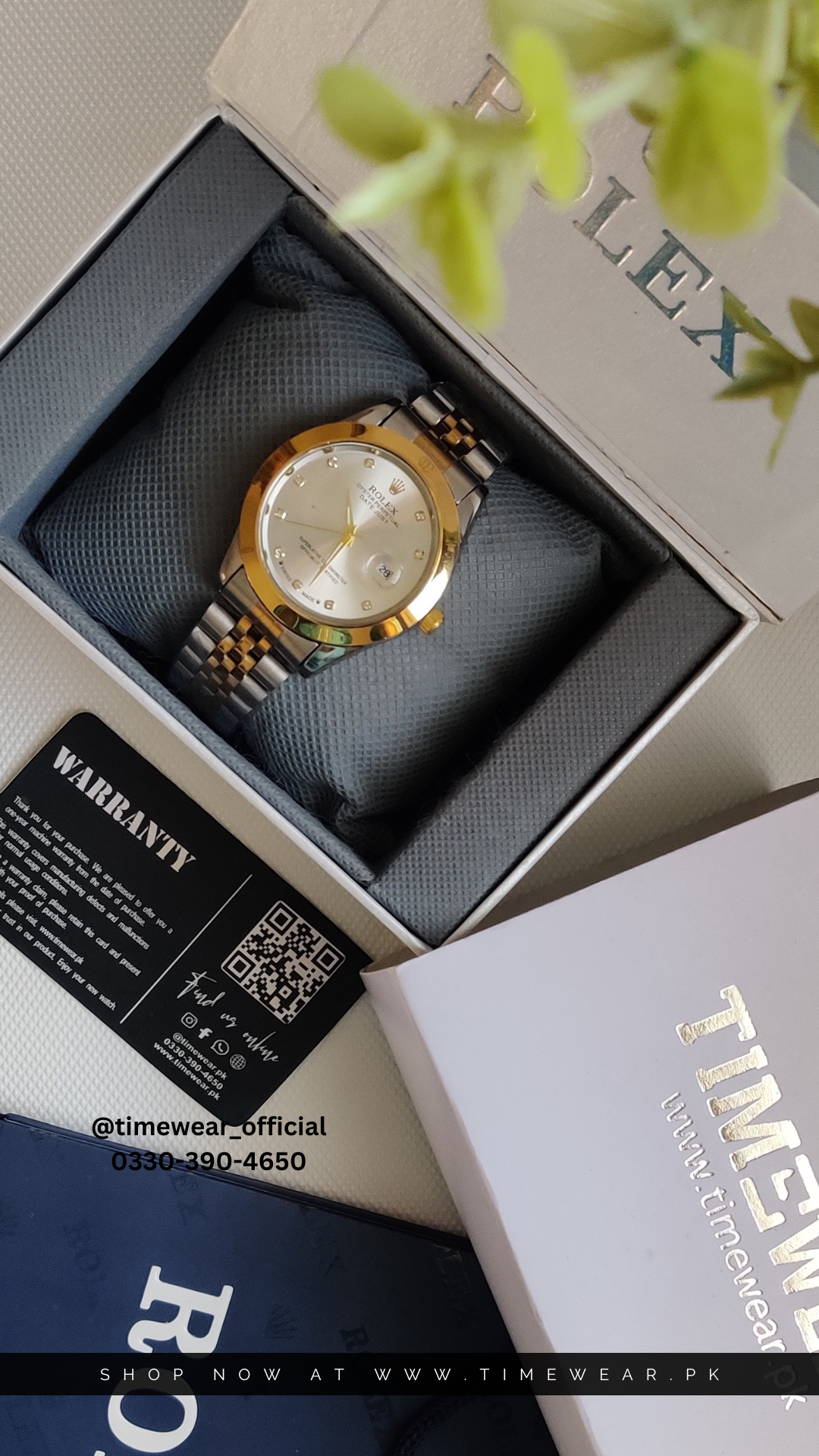 Rolex Gents Date (TTG-WH) with Rolex Box