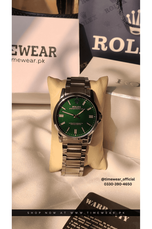 Rolex Gents S-Green with Rolex Box