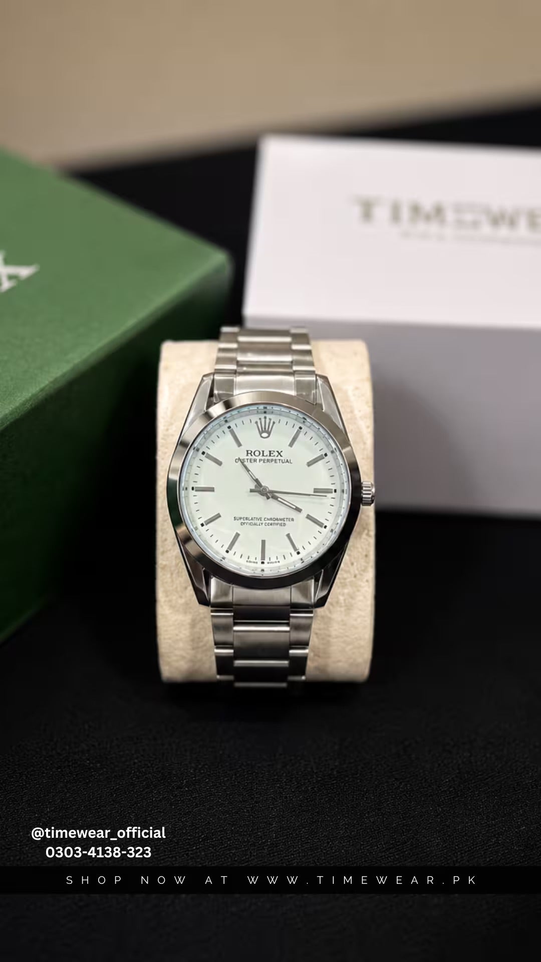 Rolex Gents (BW-02) with Rolex Box & One Year Machine Warranty