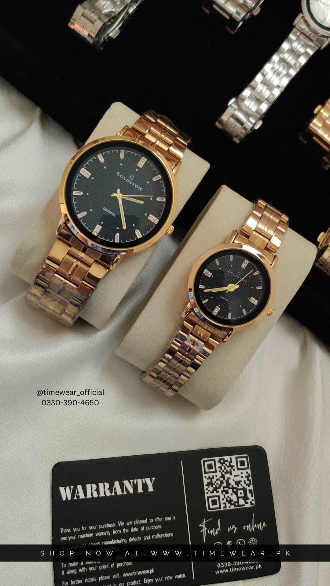 Couple Chain Watches NW- Premium Rolex Box