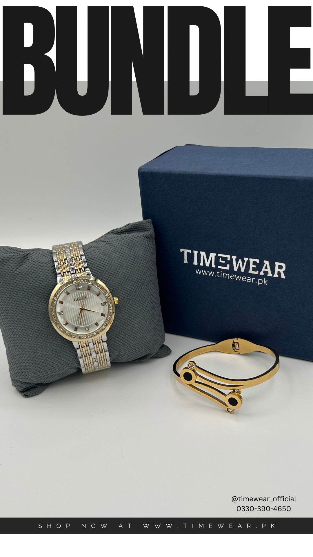 Bundle Offer | Ladies Watch + Bangle | Standard Box