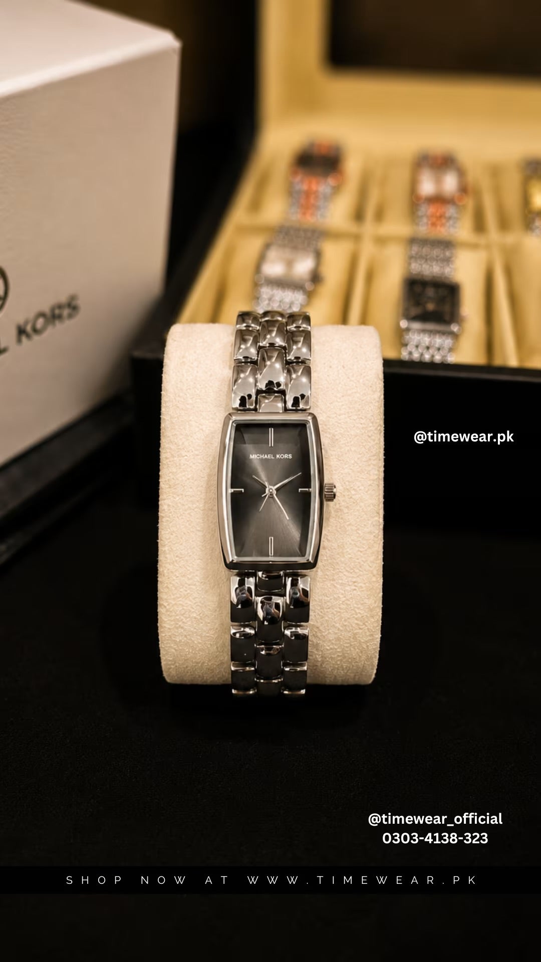Michael Kors OV Ladies Watch with Premium Box (SB)
