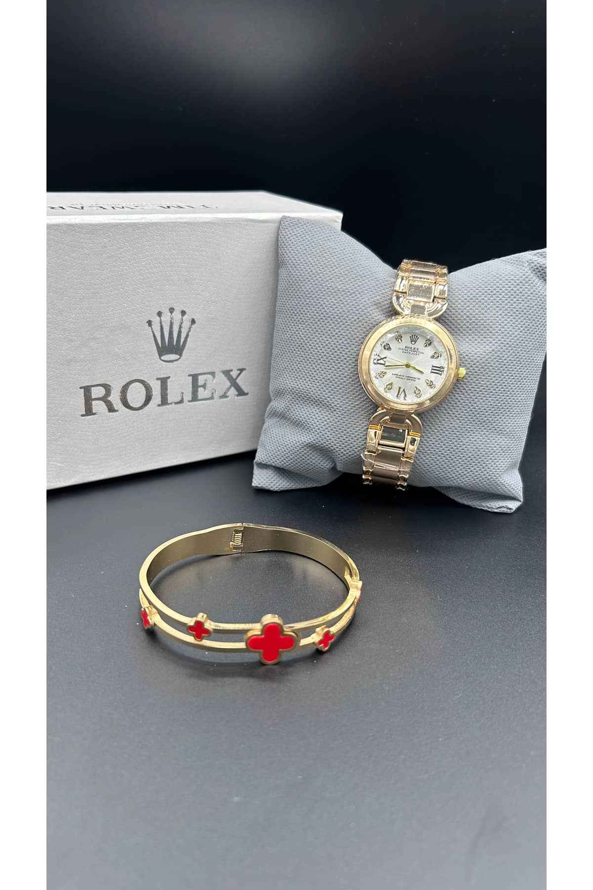 Rolex Bundle Offer | Ladies Watch + Bangle | Premium Box