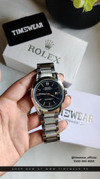 Rolex Gents (BL-Date-SB) with Rolex Box