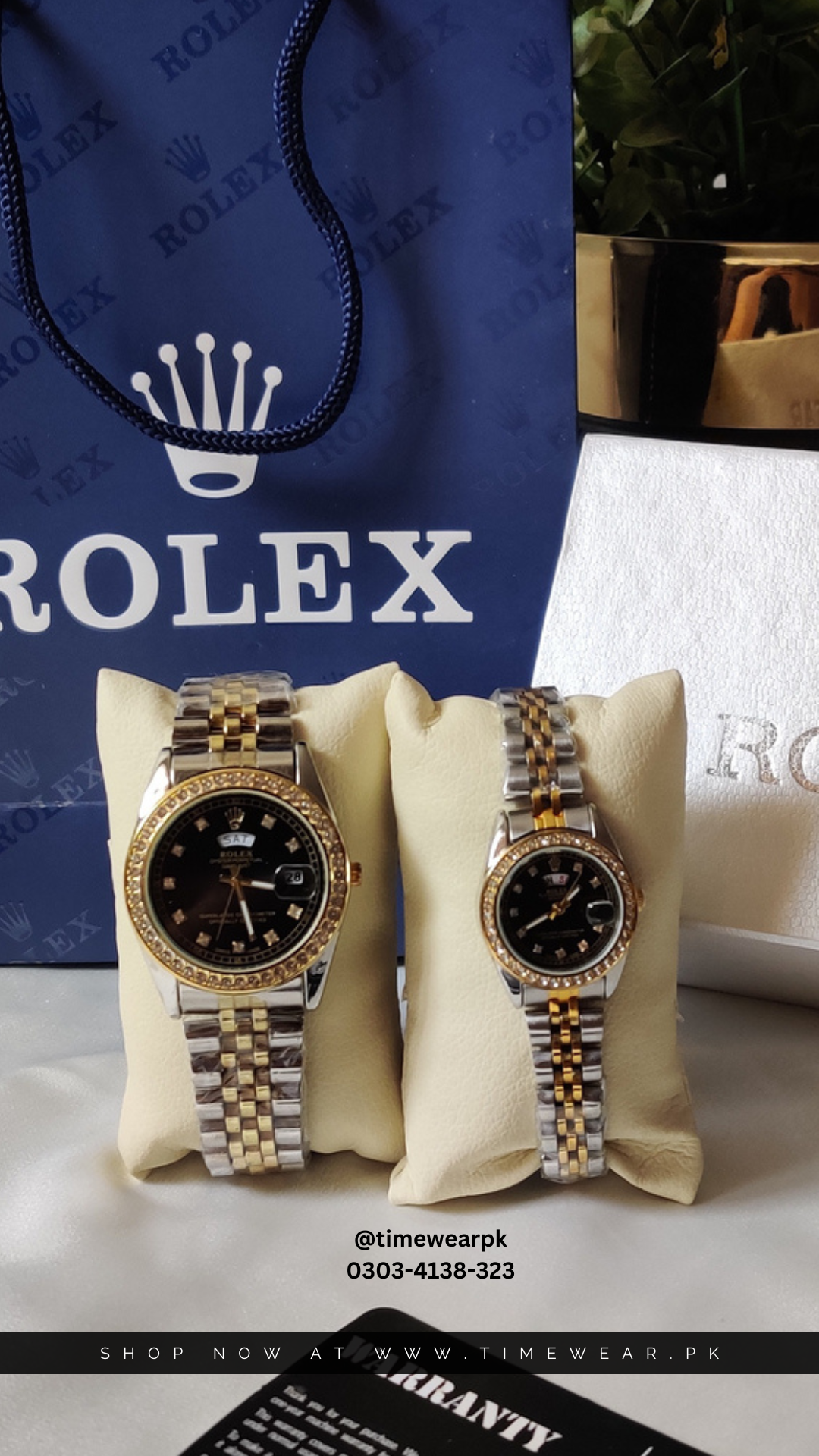Rolex Couple Stone (TTB) - Premium Rolex Box