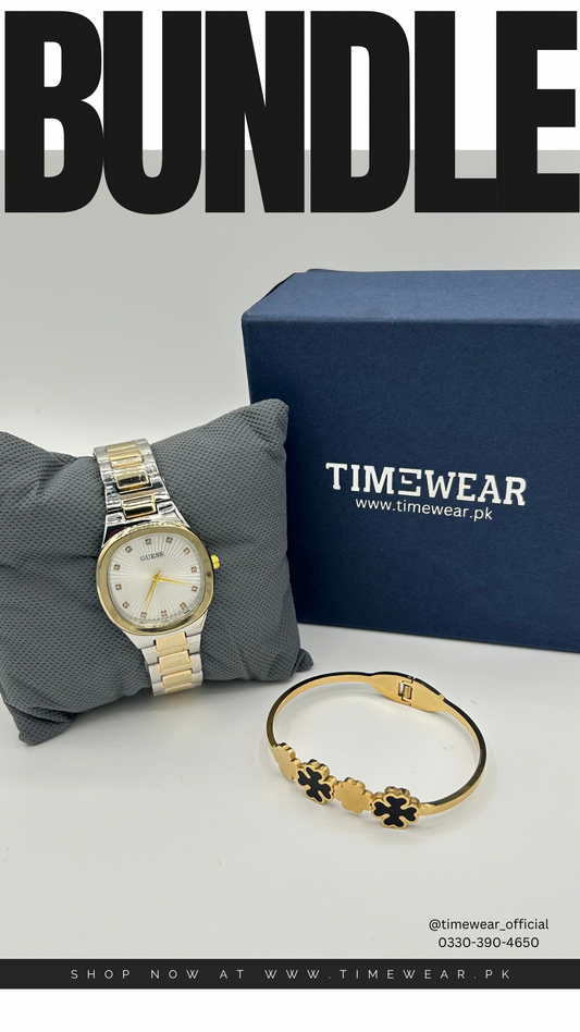 Bundle Offer | Ladies Watch + Bangle | Standard Box