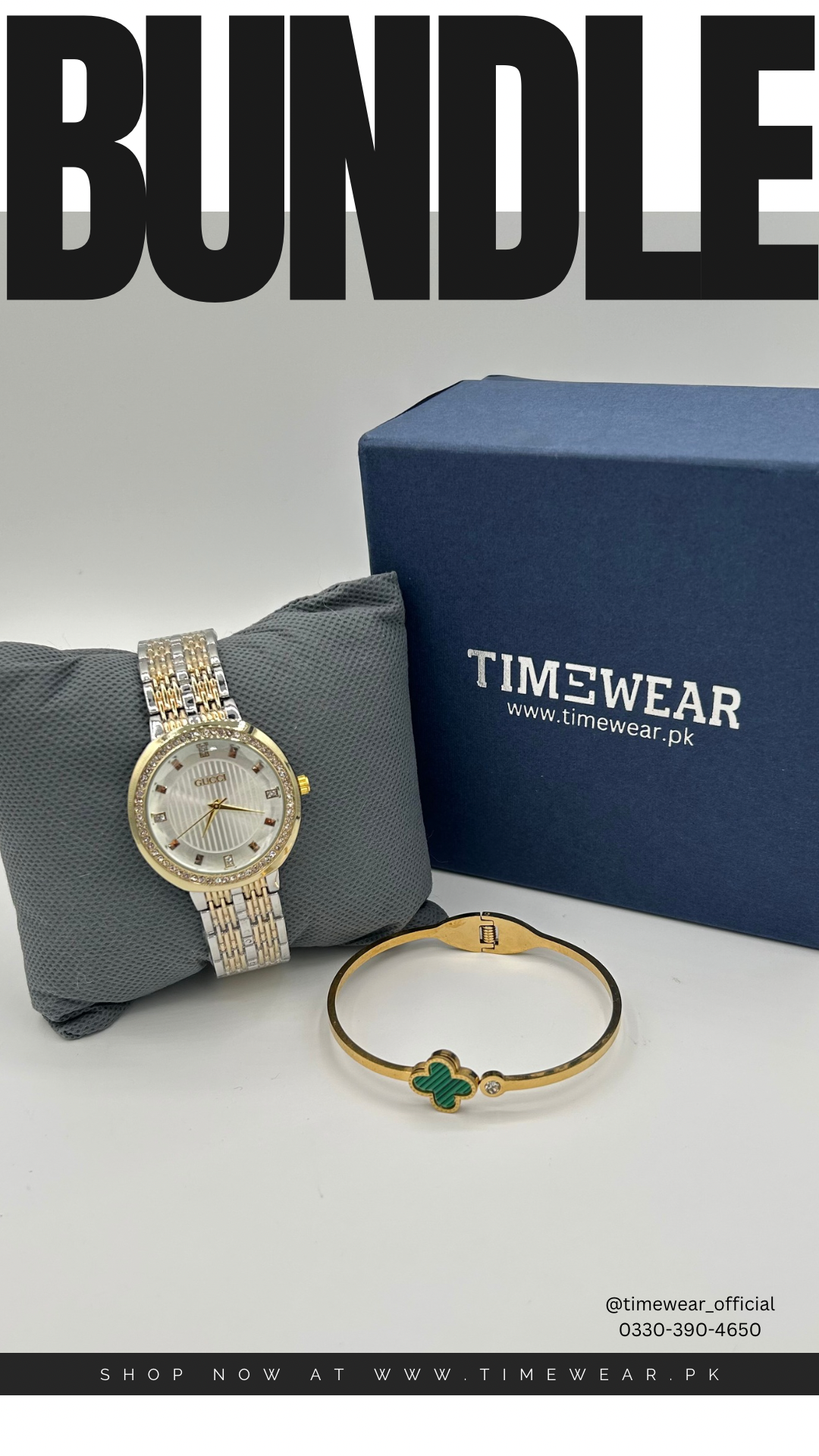 Bundle Offer | Ladies Watch + Bangle | Standard Box