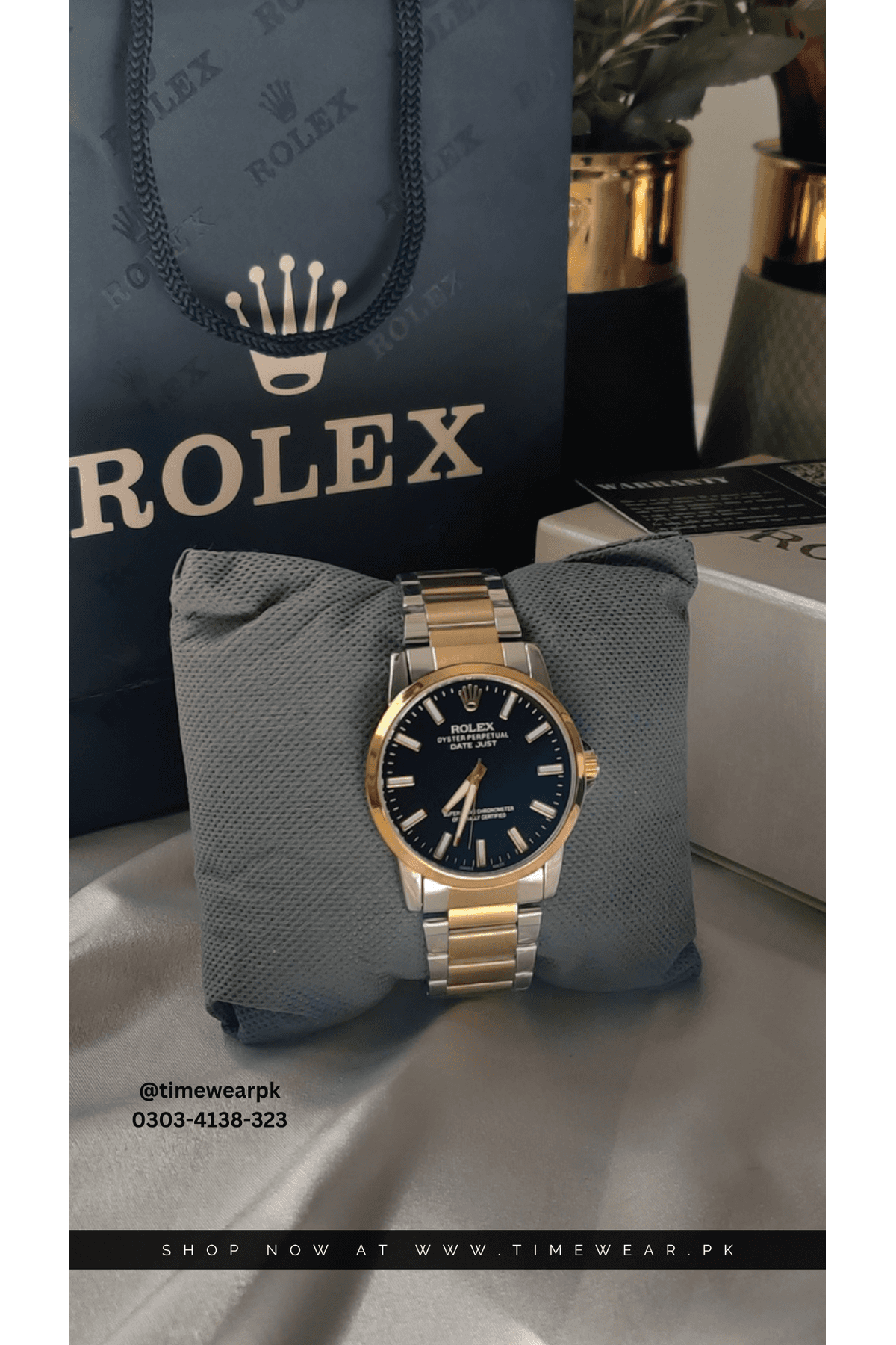 Rolex Gents NW (TTG-Bk) with Rolex Box