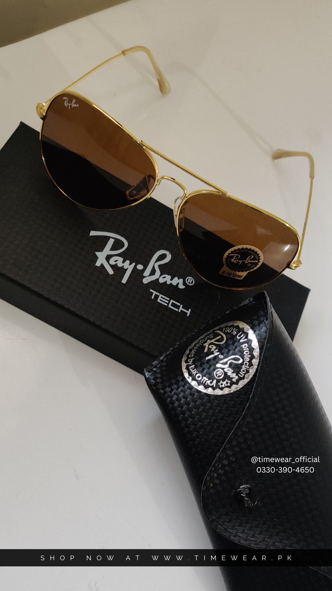 Aviator Sunglasses for Men (G-BR)