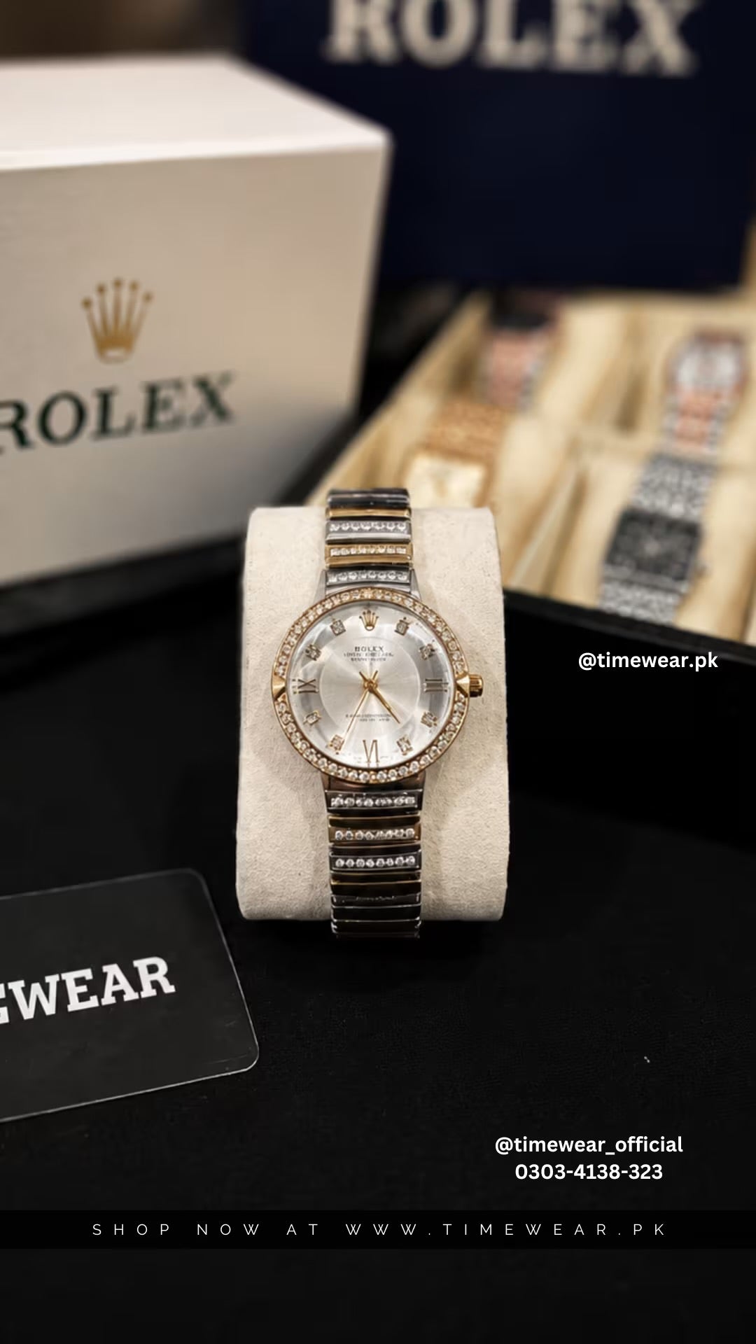 Rolex Stone New-Ladies (TTG-W) - Premium Box & One Year Warranty