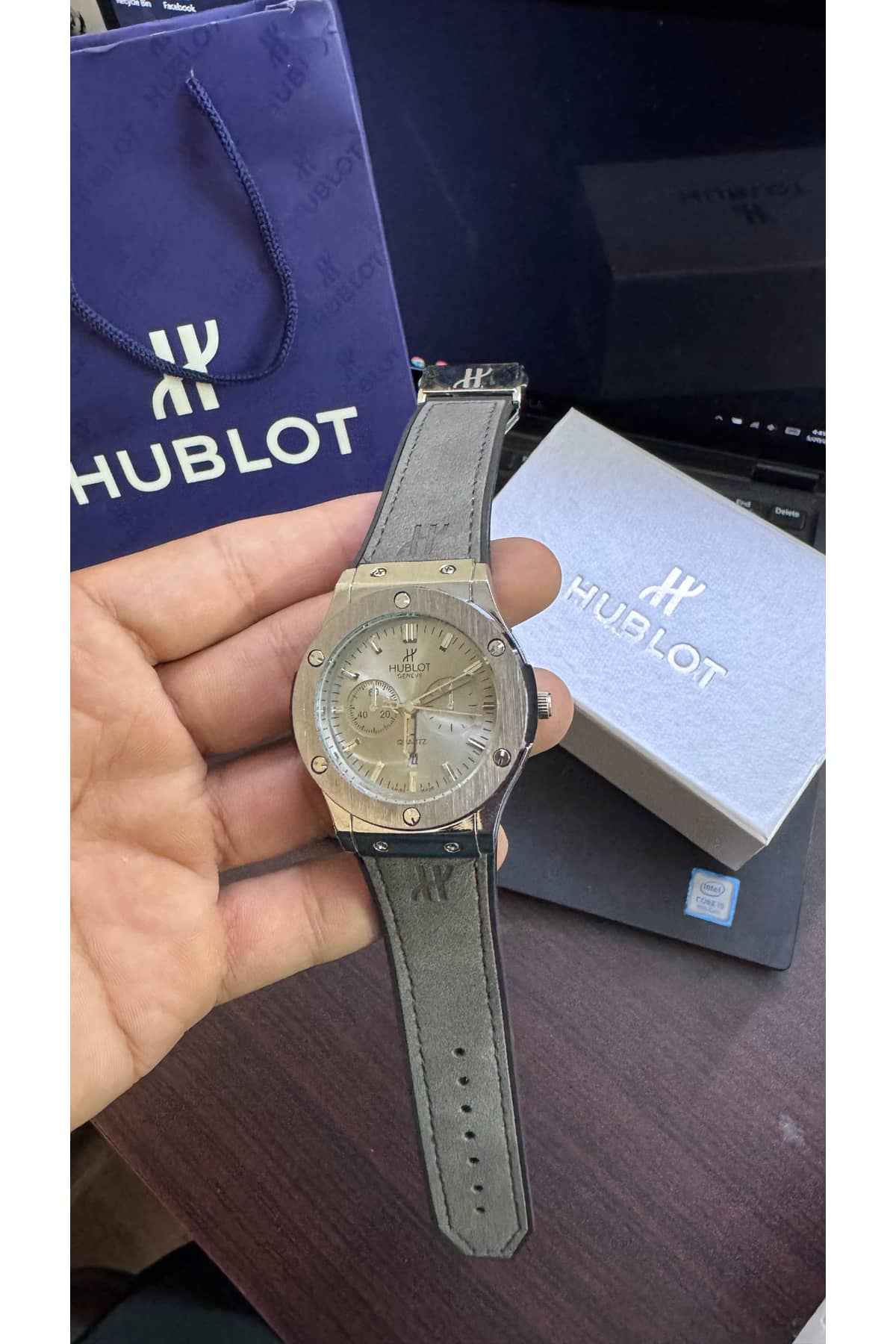 Hublot Strap Adjustable Master Lock (Hublot Box & One Year Warranty Card)