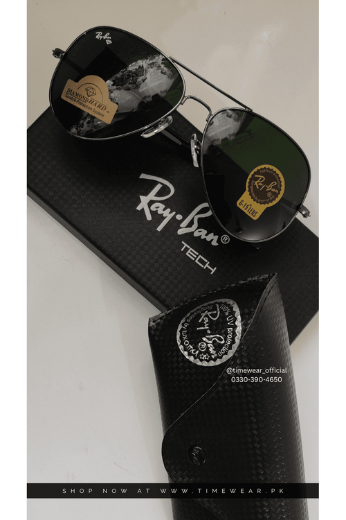 Aviator Sunglasses for Men (BK-GR)