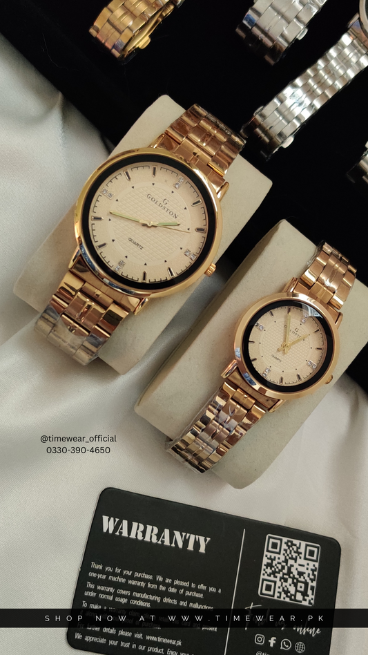 Couple Chain Watches NW- Premium Rolex Box