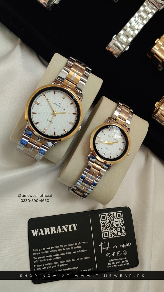 Couple Chain Watches NW- Premium Rolex Box